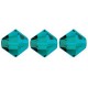 Preciosa MC Bicone 4mm beads Blue zircon 60230